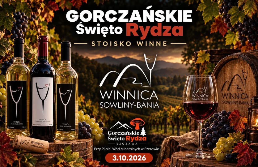 Gorce Mushroom Festival 2026 – Sowliny-Bania Winery Booth
